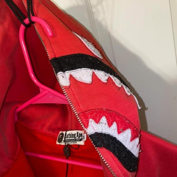 Bape Vibrant Red Hoodie